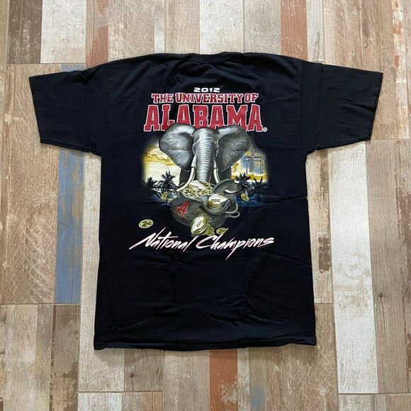 University of Alabama Guy Harvey 2012 National Champions Large T-shirt - Picture 1 of 5